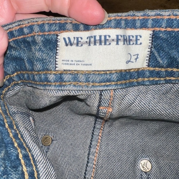 Free people We The Free Loren high rise carpenter Barrel Jeans - 27 - Picture 5 of 8